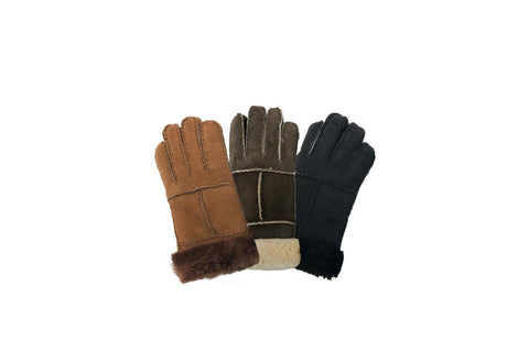 UGG Stiching Gloves With Suede
