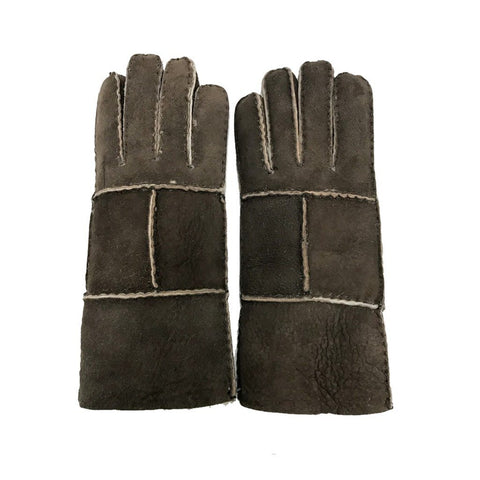 UGG Stiching Gloves With Suede