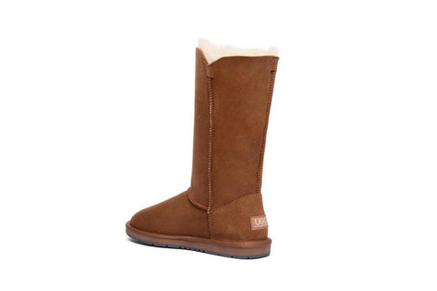 Australian Shepherd® UGG Boots Australia Premium Double Face Sheepskin Tall Triple button Water Resistant