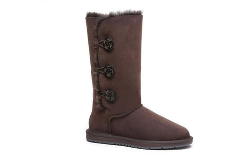 Australian Shepherd® UGG Boots Australia Premium Double Face Sheepskin Tall Triple button Water Resistant