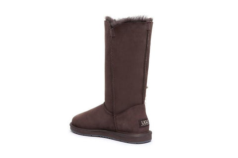 Australian Shepherd® UGG Boots Australia Premium Double Face Sheepskin Tall Triple button Water Resistant