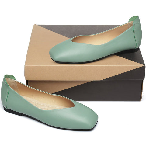 Australian Shepherd® UGG Linda Women Leather Ballet Flats