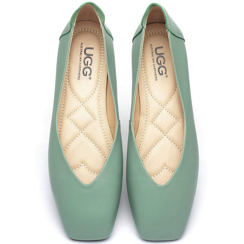 Australian Shepherd® UGG Linda Women Leather Ballet Flats