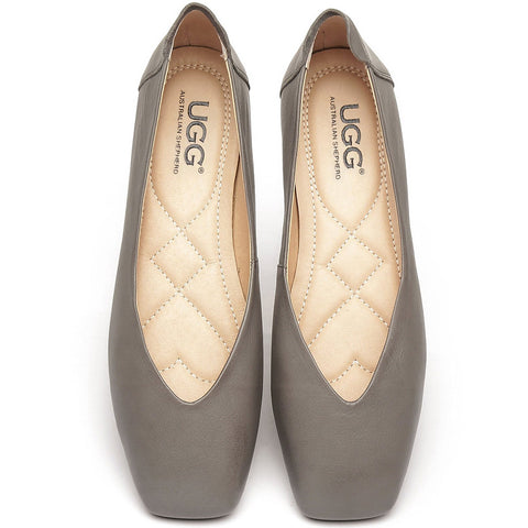 Australian Shepherd® UGG Linda Women Leather Ballet Flats
