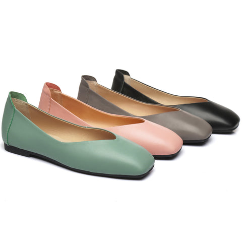 Australian Shepherd® UGG Linda Women Leather Ballet Flats