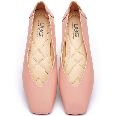 Australian Shepherd® UGG Linda Women Leather Ballet Flats