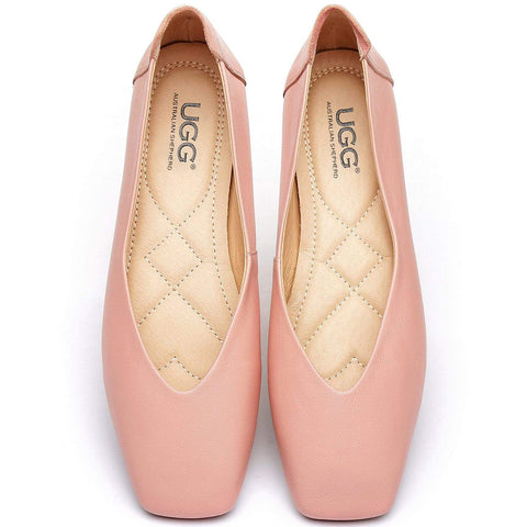 Australian Shepherd® UGG Linda Women Leather Ballet Flats