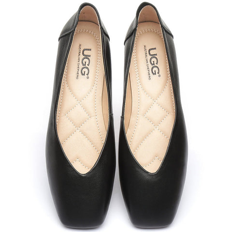 Australian Shepherd® UGG Linda Women Leather Ballet Flats
