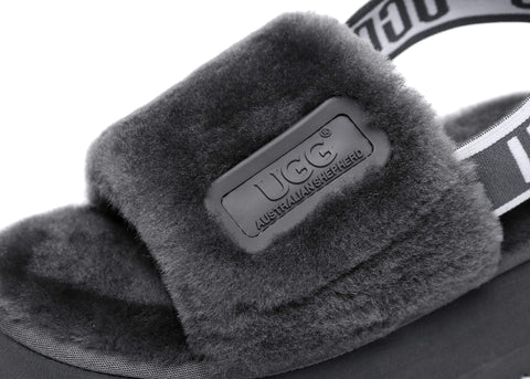 UGG Boots - AS UGG Women Fluff Platform Slide Poppin