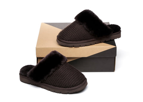 AUSTRALIAN SHEPHERD® UGG Women Sheepskin Wool Slipper Linden
