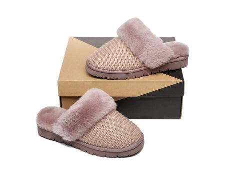 AUSTRALIAN SHEPHERD® UGG Women Sheepskin Wool Slipper Linden