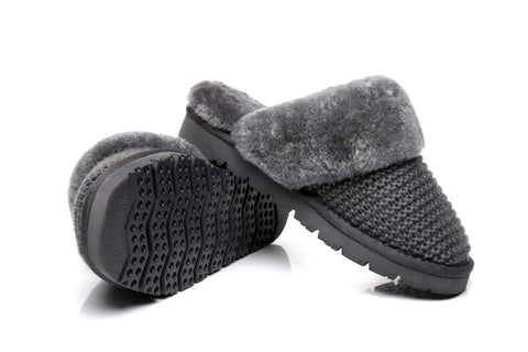 AUSTRALIAN SHEPHERD® UGG Women Sheepskin Wool Slipper Linden