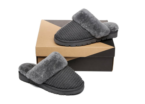 AUSTRALIAN SHEPHERD® UGG Women Sheepskin Wool Slipper Linden