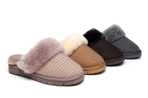 AUSTRALIAN SHEPHERD® UGG Women Sheepskin Wool Slipper Linden