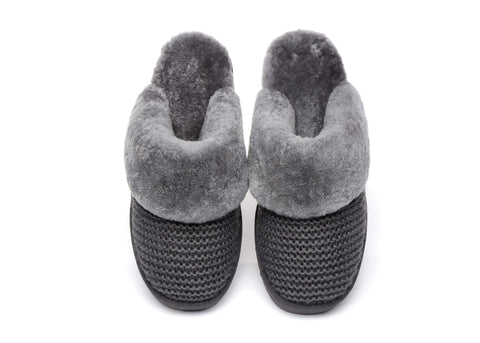 AUSTRALIAN SHEPHERD® UGG Women Sheepskin Wool Slipper Linden