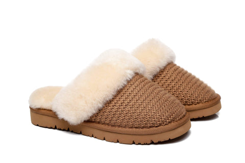 AUSTRALIAN SHEPHERD® UGG Women Sheepskin Wool Slipper Linden