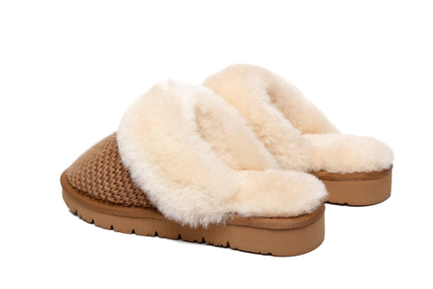 AUSTRALIAN SHEPHERD® UGG Women Sheepskin Wool Slipper Linden