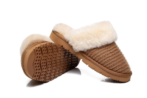 AUSTRALIAN SHEPHERD® UGG Women Sheepskin Wool Slipper Linden