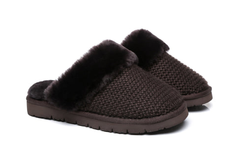 AUSTRALIAN SHEPHERD® UGG Women Sheepskin Wool Slipper Linden