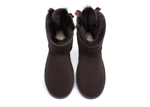 UGG Boots - AS Women Double Back Bow Short Ugg Boots