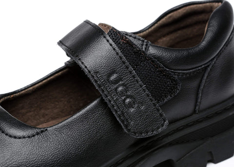 UGG Boots - Chris Kids Leather School Shoes With Removable Insole