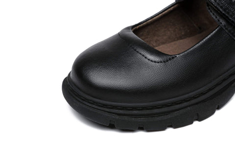 UGG Boots - Chris Kids Leather School Shoes With Removable Insole