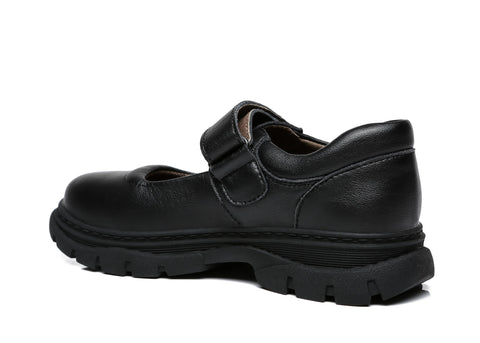 UGG Boots - Chris Kids Leather School Shoes With Removable Insole