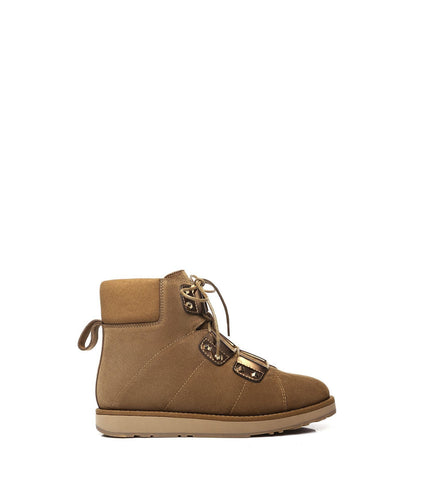 Ever UGG Lace up fashion boots Croissant