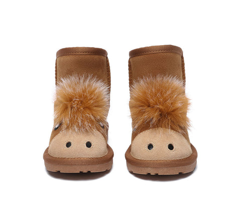 UGG Boots - Kid Sheepskin Boots Pony Kids Plus