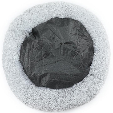 Pet Dog and Cat Soft Plush Round Cushion Bed