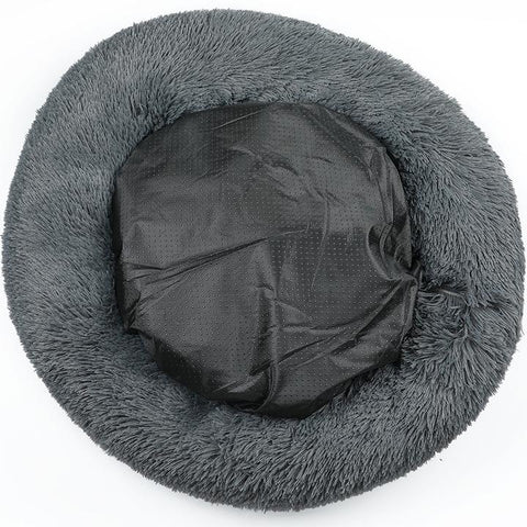 Pet Dog and Cat Soft Plush Round Cushion Bed