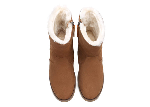 UGG Boots - TA Corina UGG Suede Boots Women Water Resistant Mid Calf