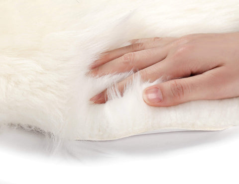 TARRAMARRA® Single Long Wool Rug Premium Australian Sheepskin 85cm