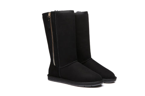 Australian Shepherd® UGG Boots Australia Premium Double Face Sheepskin Tall Side Zip