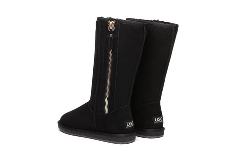 Australian Shepherd® UGG Boots Australia Premium Double Face Sheepskin Tall Side Zip
