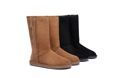 Australian Shepherd® UGG Boots Australia Premium Double Face Sheepskin Tall Side Zip