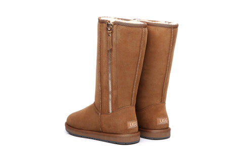 Australian Shepherd® UGG Boots Australia Premium Double Face Sheepskin Tall Side Zip