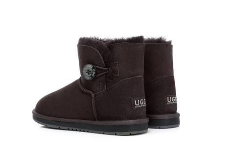 Australian Shepherd® UGG Boots Australia Premium Double Face Sheepskin Mini Button,Water Resistant