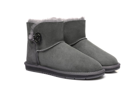 Australian Shepherd® UGG Boots Australia Premium Double Face Sheepskin Mini Button,Water Resistant