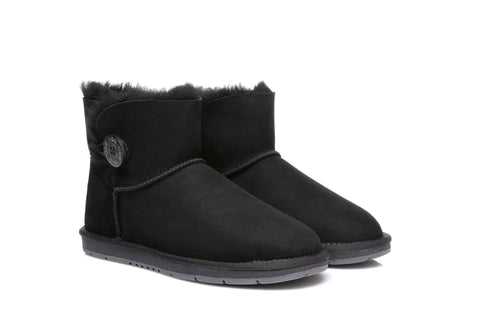 Australian Shepherd® UGG Boots Australia Premium Double Face Sheepskin Mini Button,Water Resistant