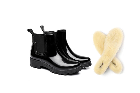 Australian Shepherd® UGG Rain Boots Vivily, Women Gumboots Australian Sheepskin Insole